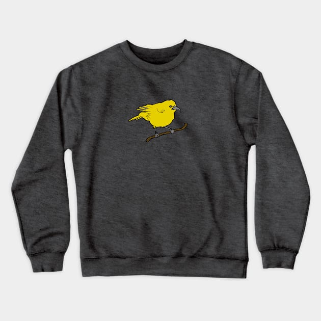 Hawaiian ʻAmakihi Bird Crewneck Sweatshirt by William Gilliam